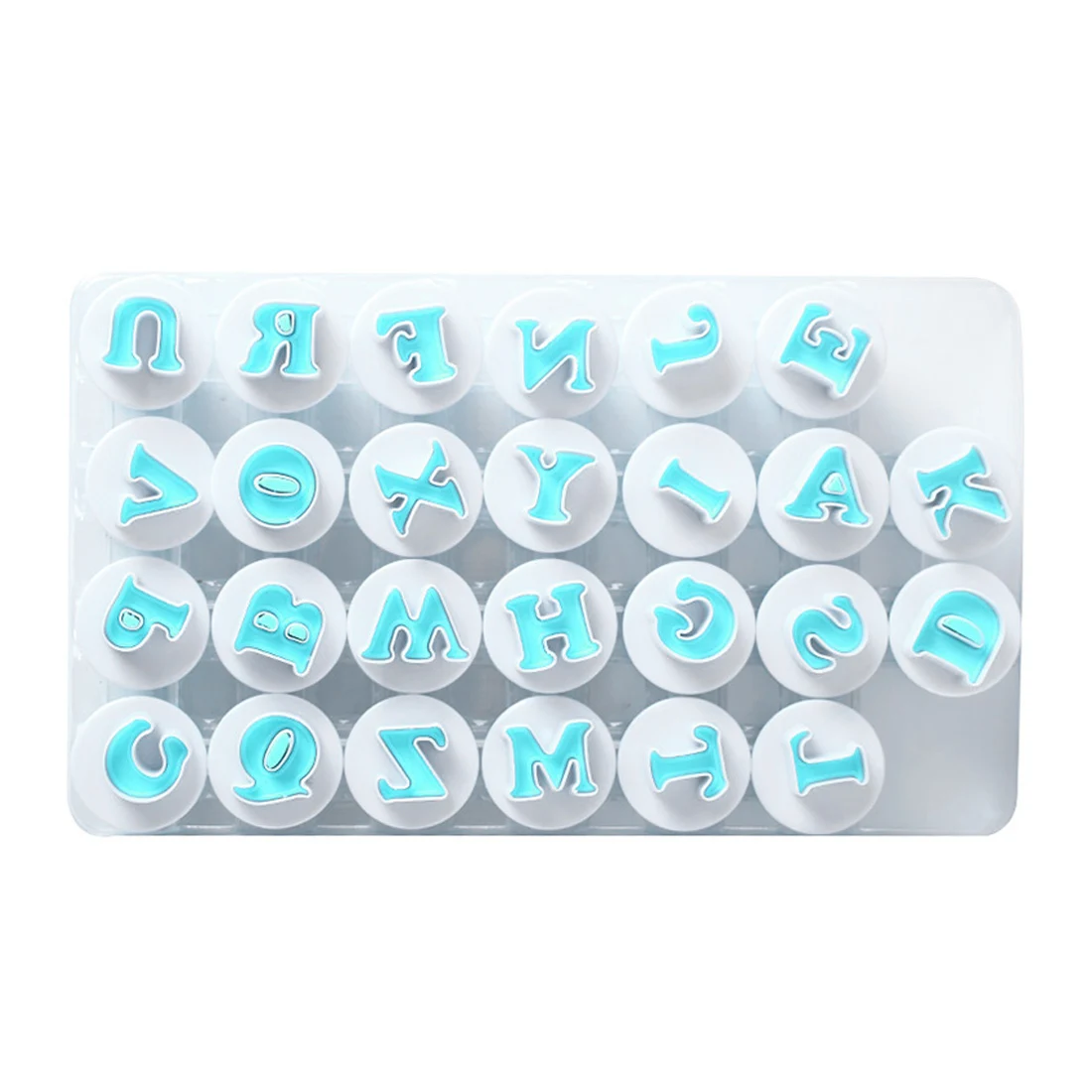 

Cake Decorating Tools 10/26pcs Upper Lowercase Alphabet Number Cookie Cutter Plastic Letters Fondant Cutter Baking Cupcake Mold