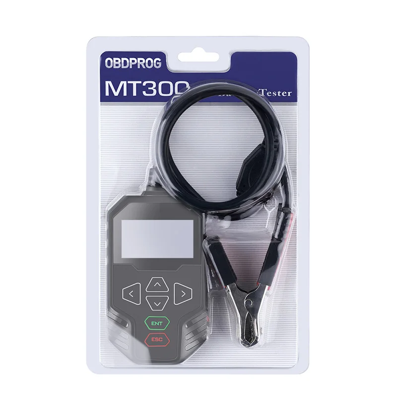 OBDPROG MT300 12 V 24 автомобиль аккумулятор для грузовика тестер 2000CCA 220AH OBD2 инструмент