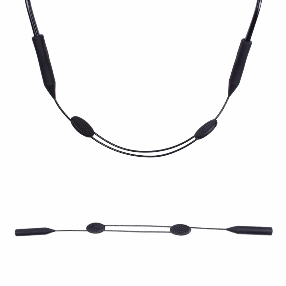 Adjustable Silicone Eyeglass Neck Strap Rope Retainer Holder for Adult  (10)