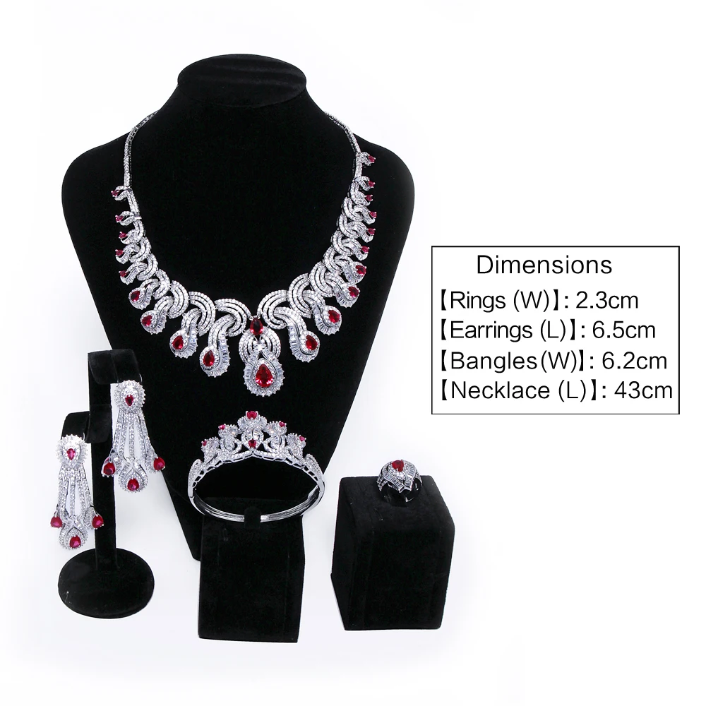 wedding 4pcs jewelry sets (1)