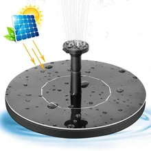Pond Pump Solar Powered Fountain Garden Decoration Water Floating Fountain Brushless Water Pump Kit for Bird Bath Fountain 2019 bird bath pond crafting river rocks multi color