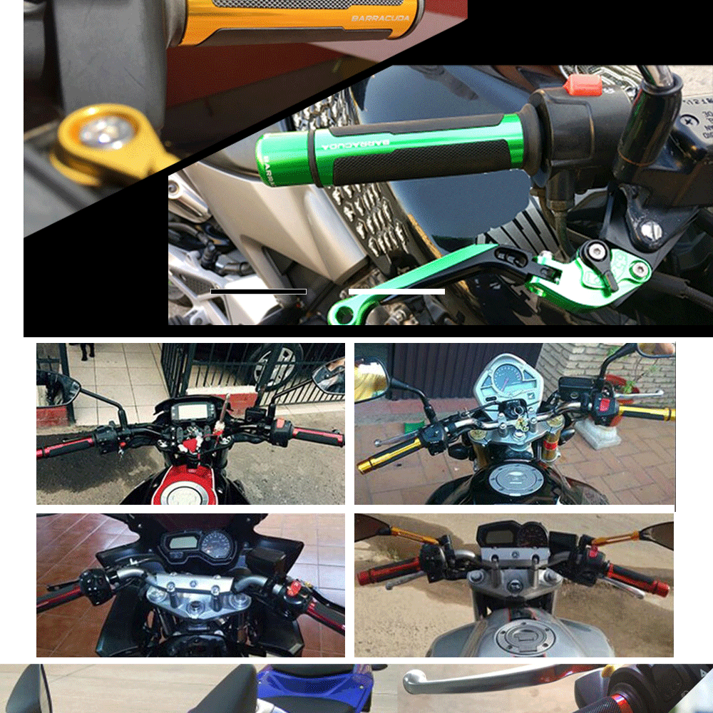 Мотоцикл с ЧПУ универсальный 7/8 ''22 мм Руль Ручка Бар Ручка гоночный для BARRACUDA YAMAHA YZF R1 R6 R7 T-Max XJR FZ1 FZ6