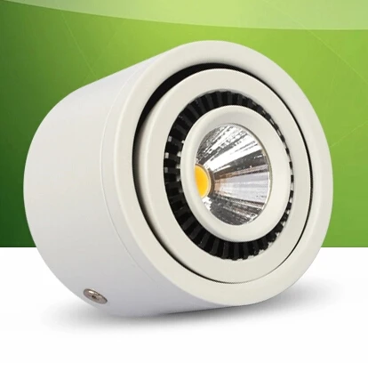 

Hot sale 7W/10W Super Bright COB Surface Mounted led down light 85-265v Mounted led ceiling spot light light ,Free shipping