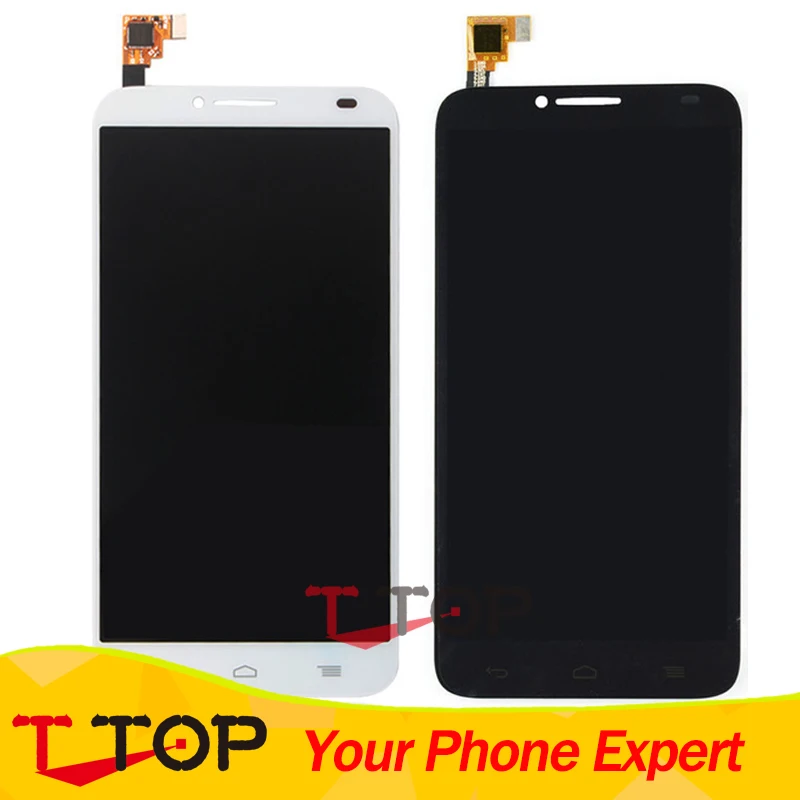 Для Alcatel One Touch Idol 2 6037 6037y К OT6037 сборка ЖКД с сенсорным экраном 1 шт./лот | Мобильные