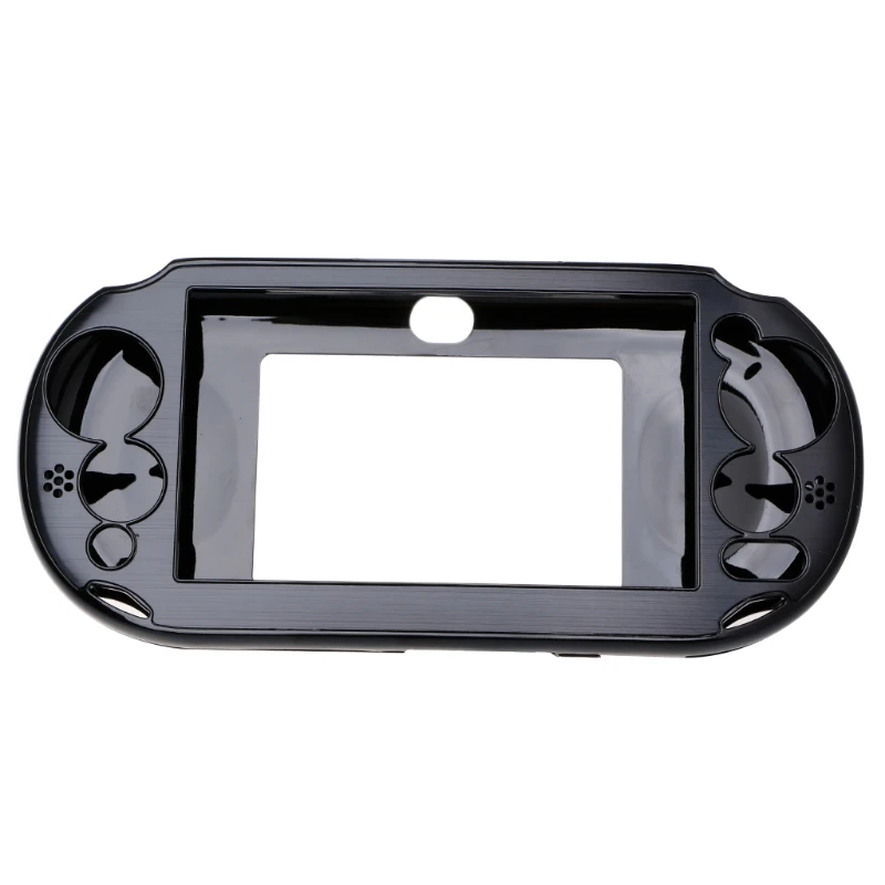 Чехол Защитная крышка Подставка для Sony playstation PS Vita 2000 из алюминиевого сплава - Цвет: Black