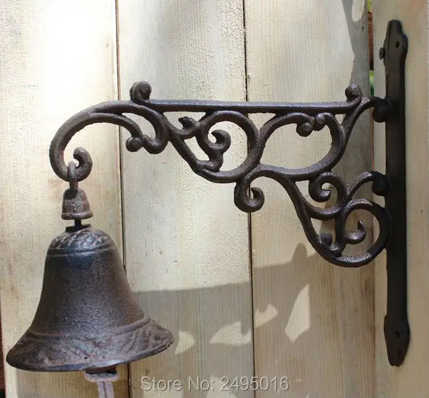 European Antique Vintage Rustic Flower Fairy Iron Welcome Door Bell European Antique Vintage Rustic Flower Fairy Iron Welcome Door Bell Casting Store Home Decorations Gift-in Wind Chimes & Hanging Decorations from Home ... - European Antique Vintage Rustic Flower Fairy Iron Welcome Door Bell