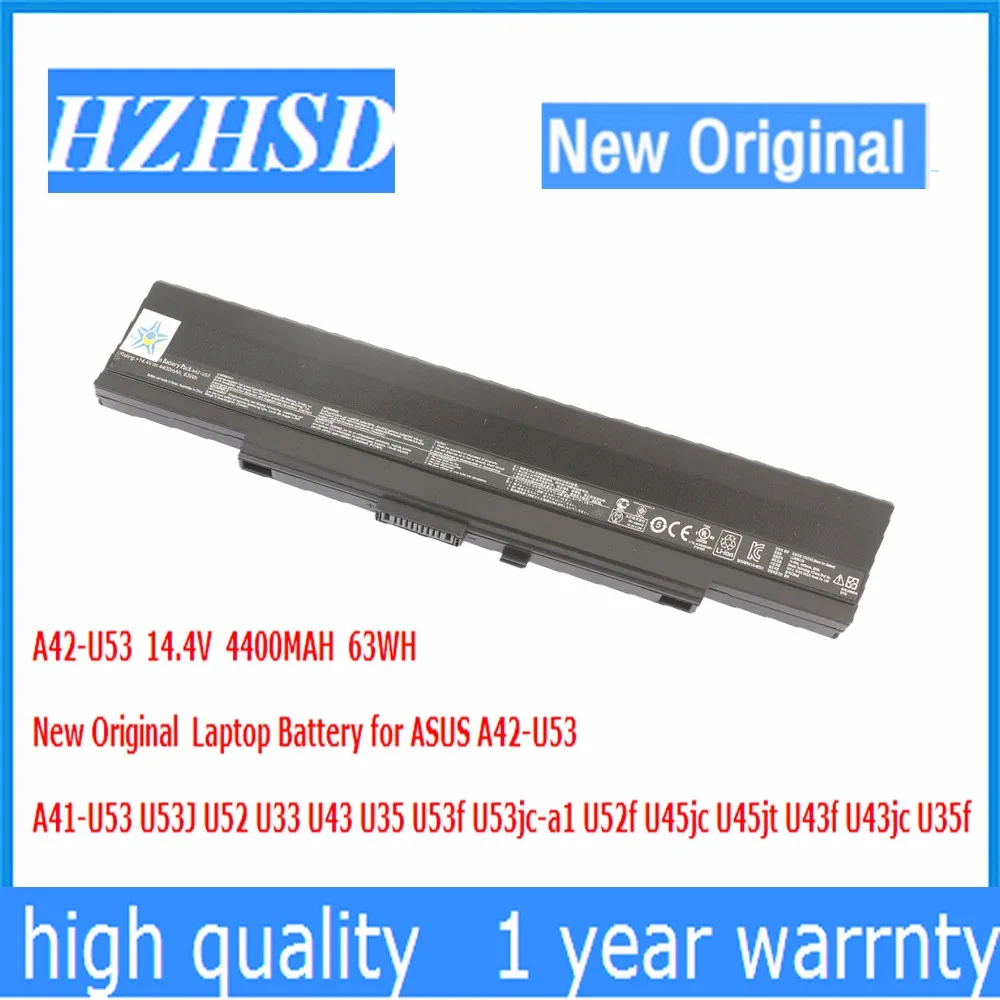 14 4V 4400MAH 63WH New Original A42 U53 Laptop font b Battery b font for ASUS