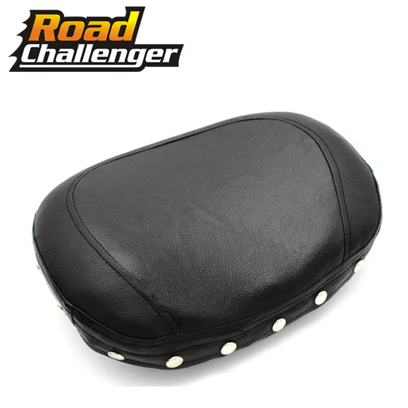 Motorcycle Leather Sissy Bar Pad Backrest Cushion Pad Motorbike Seat Cover Pad For Harley Choppers Touring