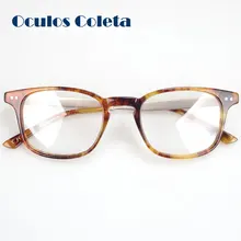 Итальянская ручная полированная ацетатная зрелищная оправа для очков для мужчин и женщин