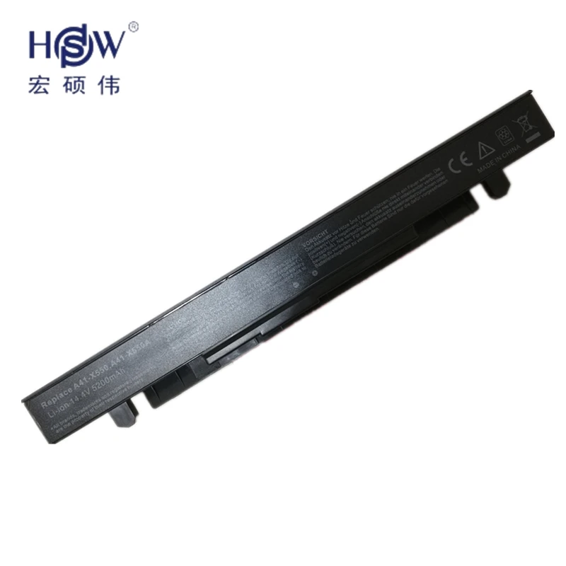HSW ноутбук Батарея для ASUS A41 X550 X550A A450 ноутбука A550 F450 F550 F552 K450 P450 P550 R409 R510 X450 X452C|laptop