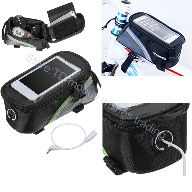 5.5" Bike Phone Holder Waterproof Bag Mount for iPhone 7