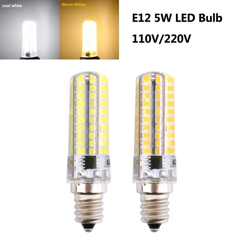 E12 Dimmable SMD 2835 Brighter Than Lampada LED Corn Light Bulb E12