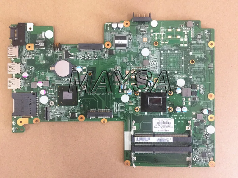 Original Laptop Motherboard For HP 15-B 712794-501 712794-001 DA0U36MB6D0 DDR3L HM77 W/i5-3317U CPU Original Laptop Motherboard For HP 15-B 712794-501 712794-001 DA0U36MB6D0 DDR3L HM77 W/i5-3317U CPU