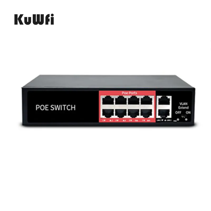 48V сетевой коммутатор Ethernet 10/100 Мбит/с 8 Порты POE Инжектор POE Мощность адаптер для IP камера Беспроводной AP горно-шахтного оборудования