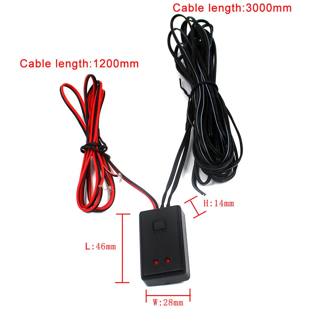 

12V Car Auto LED DRL Flash Strobe Controller Box Flasher Module 2 Ways