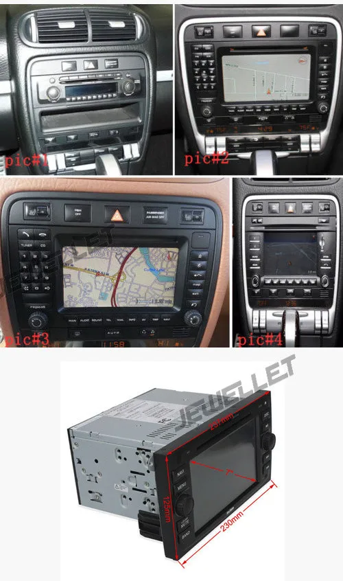 Sale 9" Octa Core IPS screen Android 9.0 Car GPS radio Navigation for Porsche Cayenne 2002-2010 with 4G/Wifi, DVR OBD 1080P 0
