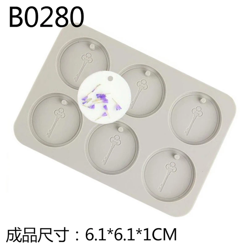 

Aromatherapy Wax Soap Mold Silicone Round Mould DIY Handmade Soap Making Tools
