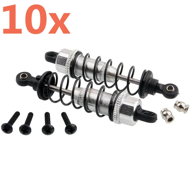 10pcs Rc Aluminium Alloy Oil Shock Absorber 85mm For 1/10 Scale Tamiya Cc01 Cc0104 Upgrade
