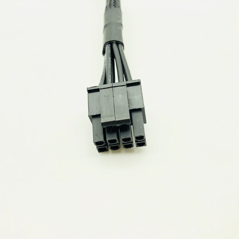 Черный 650 мм рукав 8pin кабель питания для процессора 8Pin до 8(4 + 4) Pin модульные кабели