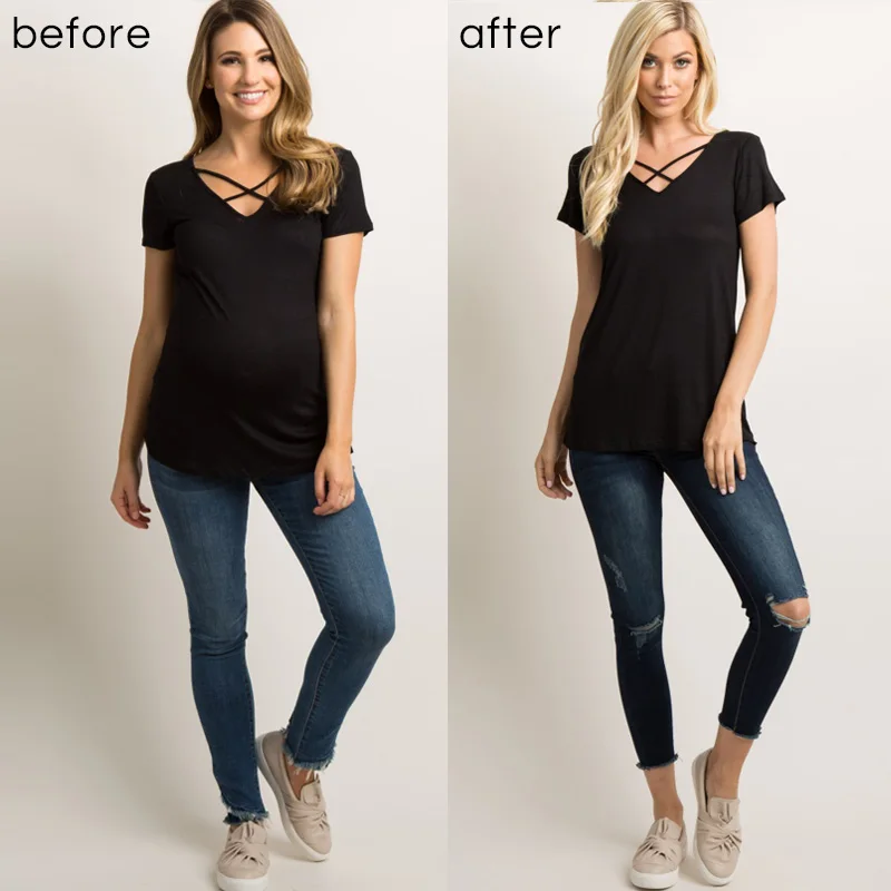 maternity blouse AS1771 black 004