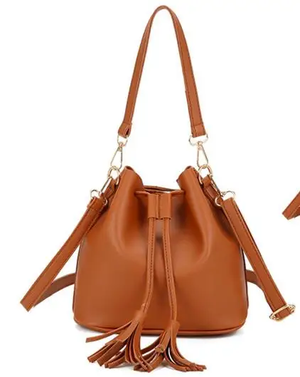 

Joyloading Classic Tassel Fashion Crossbody Messenger Bag Women Bucket Handbag