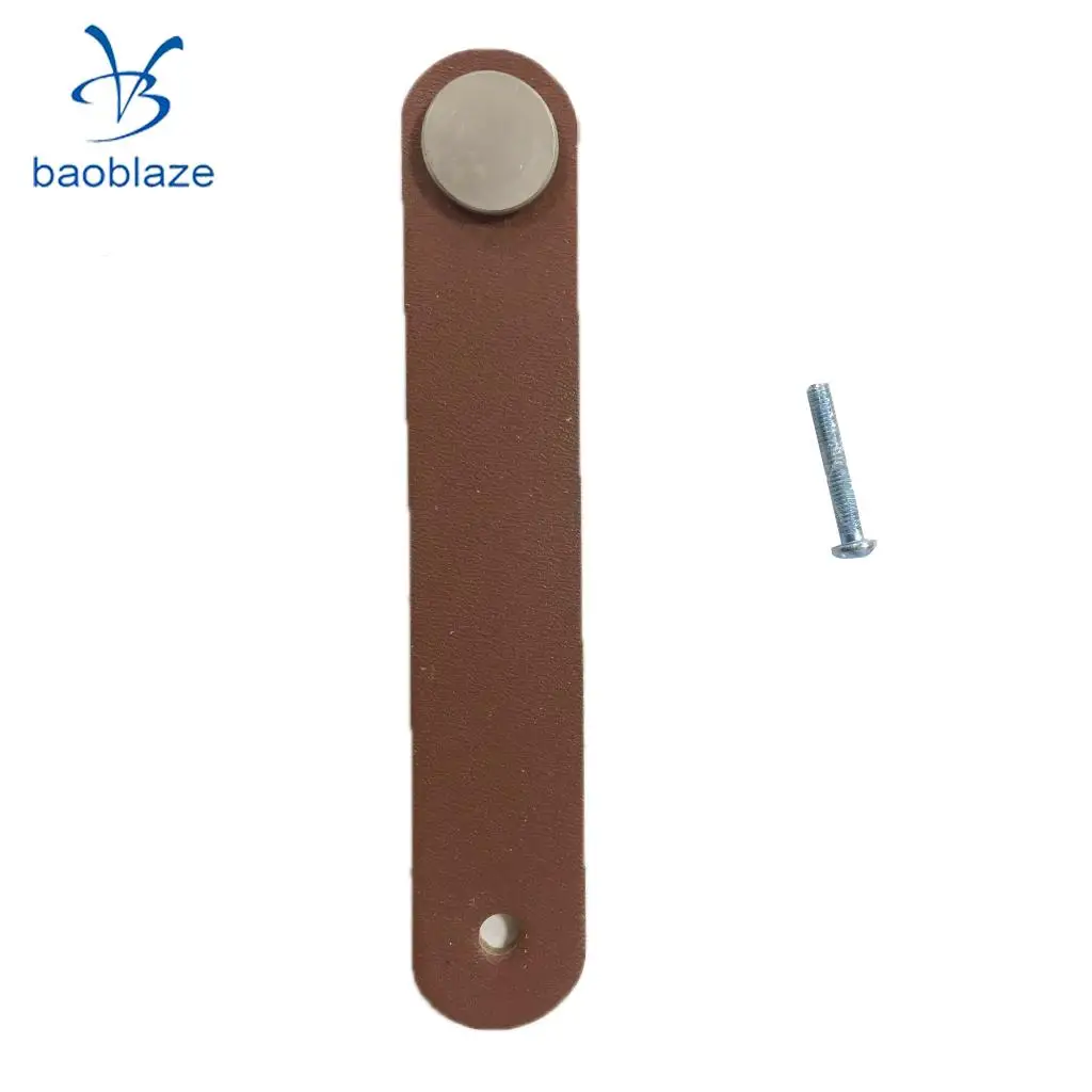 10x Cabinet Handles Handmade Leather Dresser Drawer Knobs Pulls Door Handle Kitchen Pulls Knob