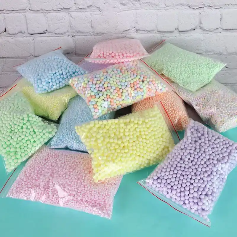 14000 Pièces Polystyrène Styromousse Balles De Remplissage Bouteille Bricolage Neige Boue Particules Accessoires Lime Boules Petites Petites Perles De