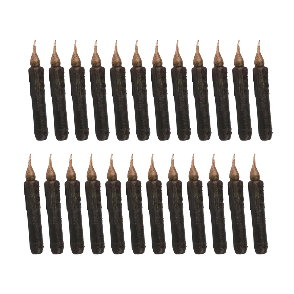 PACK 24PCS Battery Operated Flameless Led Candle Flickering Decorative Dinner/Taper Candle 17cm