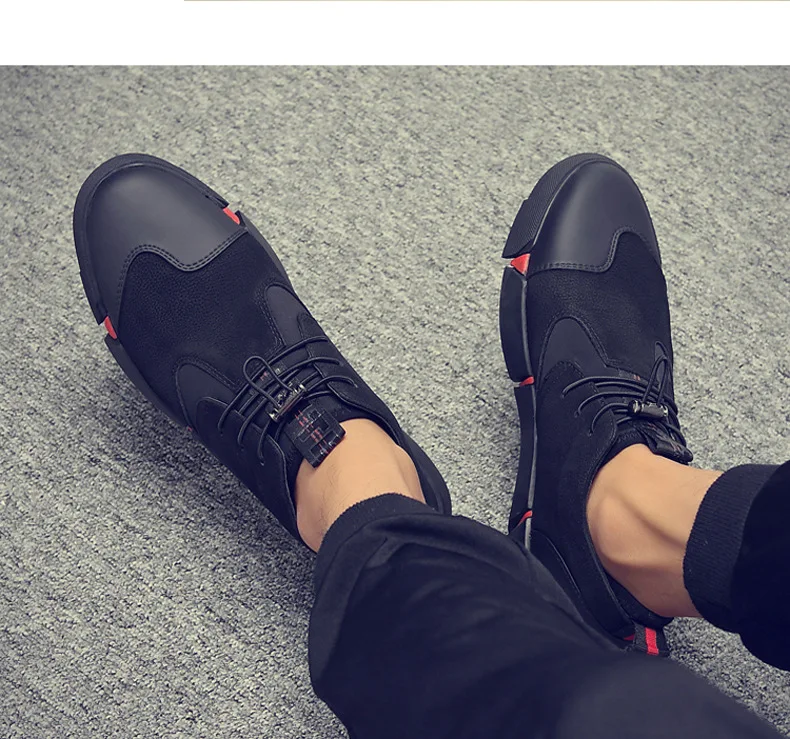 LZJ/Новинка; брендовая Высококачественная Черная мужская повседневная обувь; Модные дышащие кроссовки; модная обувь на плоской подошве большого размера плюс 45, 46