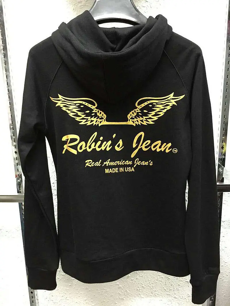 2015 new fashion robin jeans hoodie men 