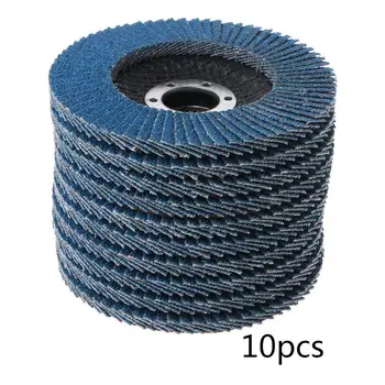 

10PCS Professional Flap Discs 115mm 4.5 Inch Sanding Discs 40 Grit Grinding Wheels Blades For Angle Grinder Power Tool Accessori