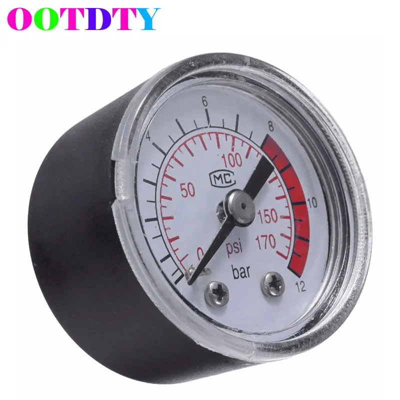 

Air Compressor Gauge Pneumatic Hydraulic Fluid Pressure Gauge 0-12Bar / 0-170PSI