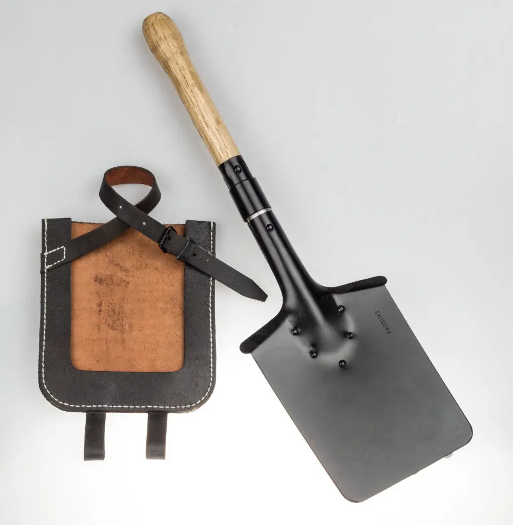 

WWII WW2 GERMAN ARMY FLAT SHOVEL & CARRIER SET - World military Store