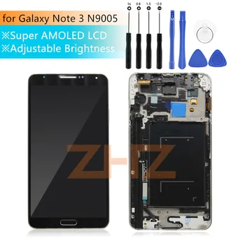 

For Samsung Galaxy Note 3 N9005 LCD Display Touch Screen Digitizer assembly With Frame for Galaxy Note3 N9005 LCD Display