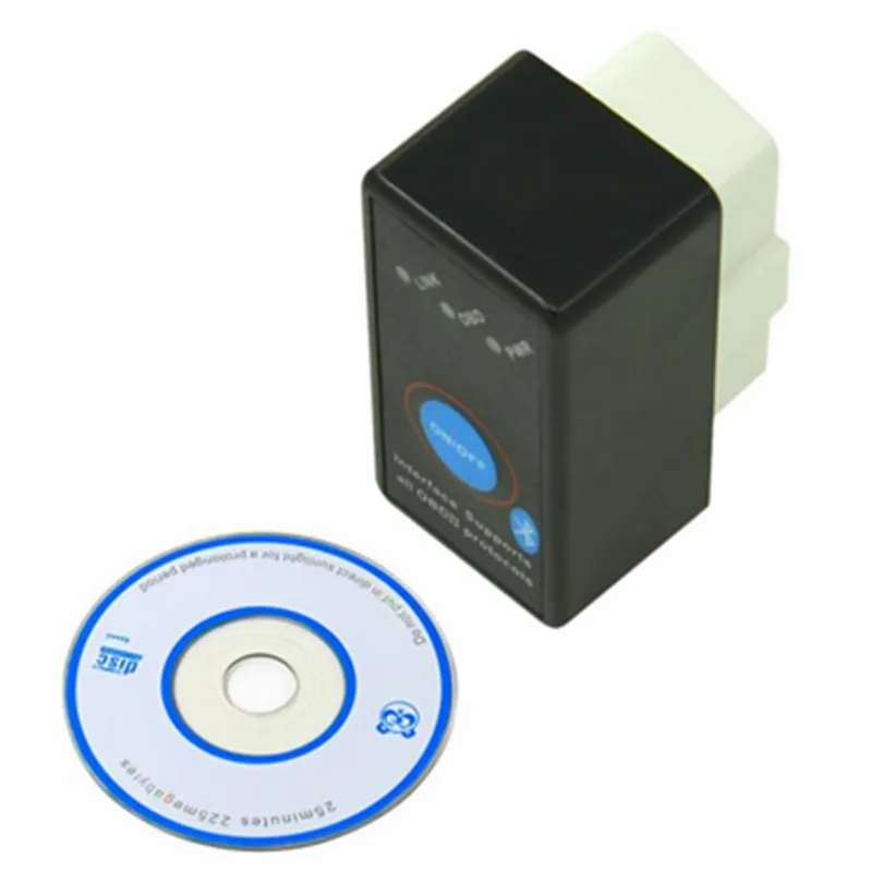 100 шт./горячая Распродажа Мини Bluetooth Переключатель ВКЛ/ВЫКЛ ELM 327 V2.1 инструмент OBD2