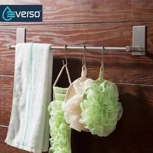 Stainless Steel Bath Towel Holder Bathroom Towel Bar Kitchen Towel Polished Rack Holder Hardware Accessory Towel Racks 55CM