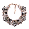 Fatpig Charm Rhinestone Flowers Necklaces Women Fashion Crystal Jewelry Choker Statement Bib Collar Necklace 2022 ► Photo 1/6