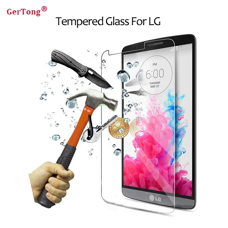 

0.26mm 9H Tempered Glass For LG G5 G4 G3 G2 V10 Spirit H422 Leon H340 Stylus mini L70 L90 Nexus 4 5 Screen Protector Cover Film