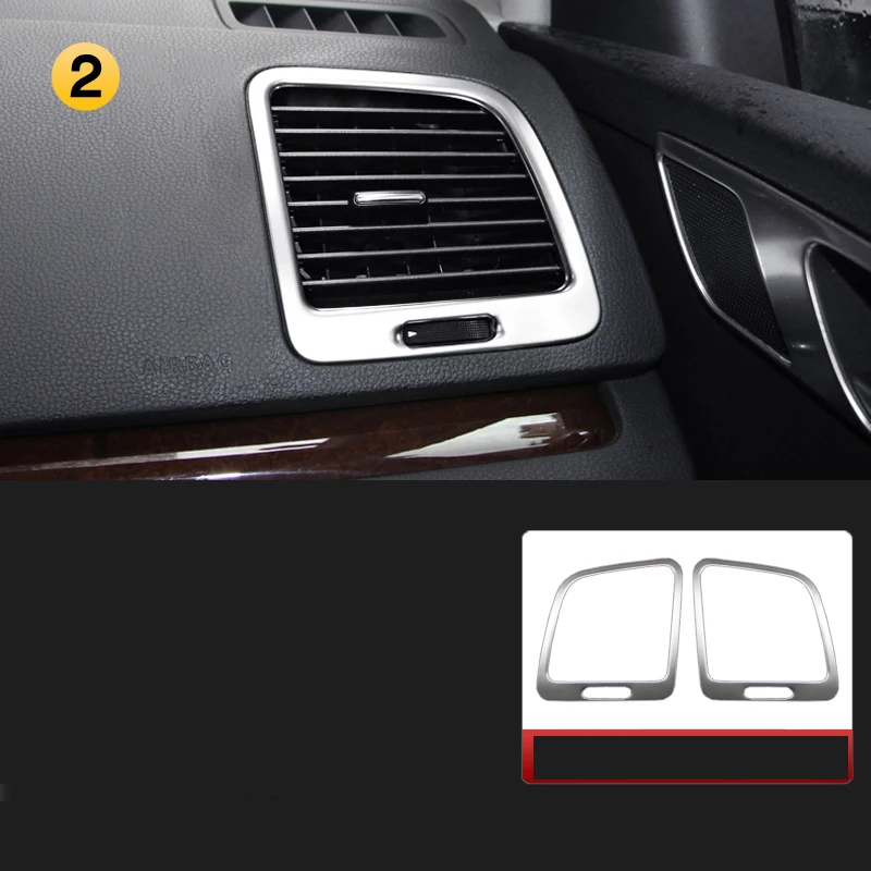 

lsrtw2017 car dashboard air conditioning vent trim for volkswagen sharan 2011 2012 2013 2014 2015 2016 2017 2018 seat Alhambra