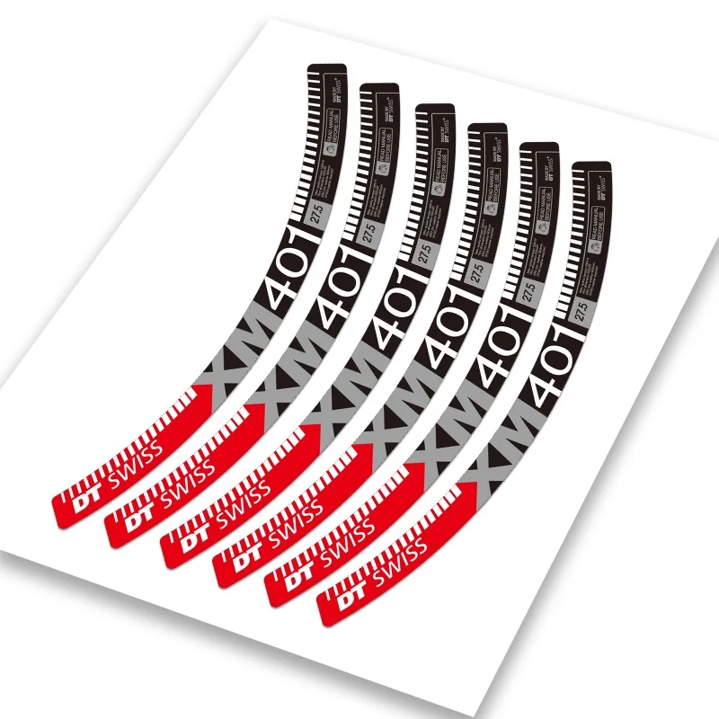 

Two Wheel Sticker Set for DT EX401 EX 401 MTB Bicycle Rim Mountain Bike Sticker Cycling Decals