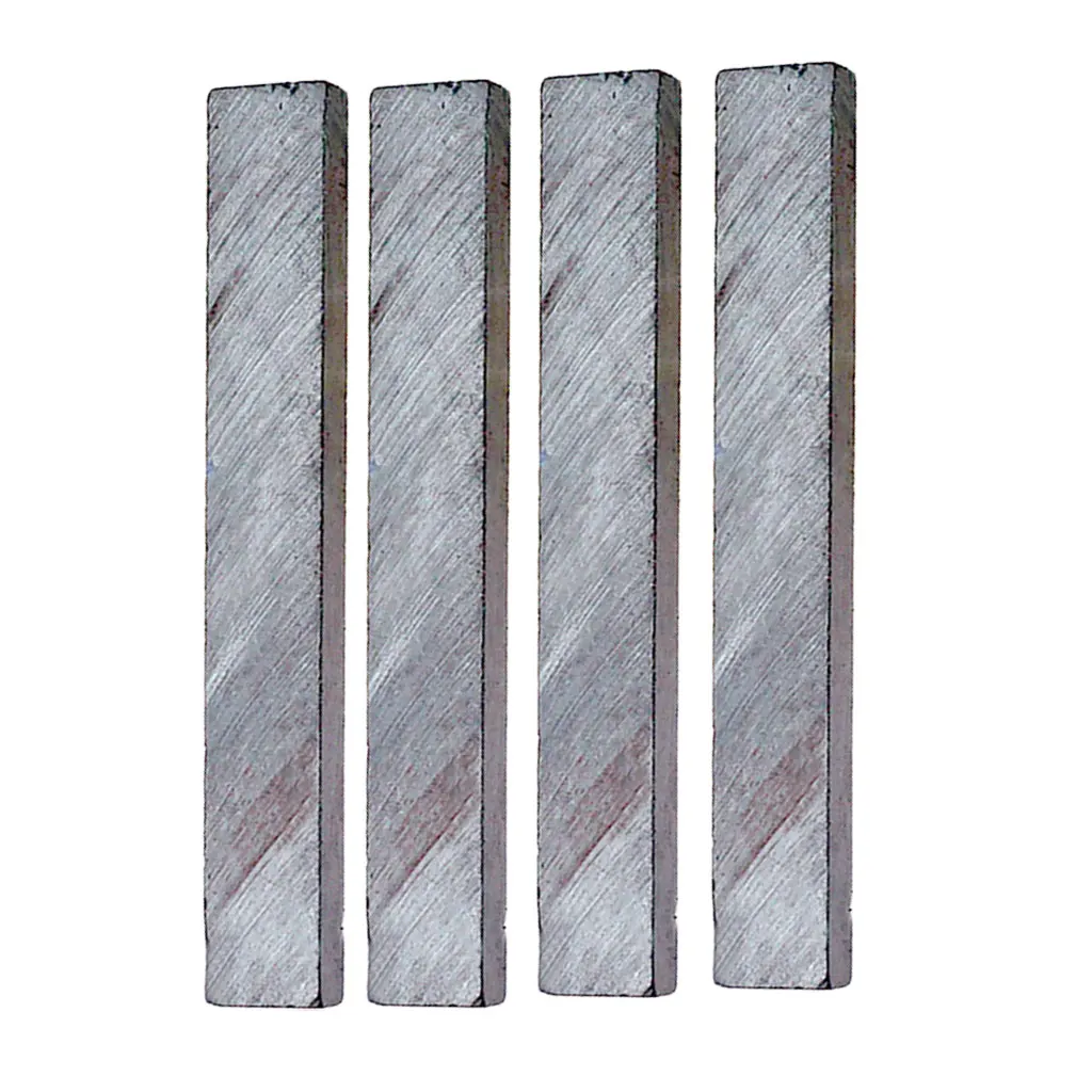 4 Pcs of Pack Mini Electric Guitar Humbucker Pickup Magnet Bar Accessories 60x7.5x5mm