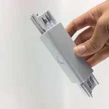 Алюминиевый проводящий разъем для трека/блок питания для европейского стандарта 4 провода/3 фазы " светодиодный рельс