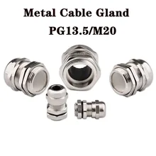 3 шт. PG7 M12 Водонепроницаемые кабельные сальники Никель латунь металл IP68 различные провода соединителя желез для 3,0-6,5 мм металлический кабельный соединитель