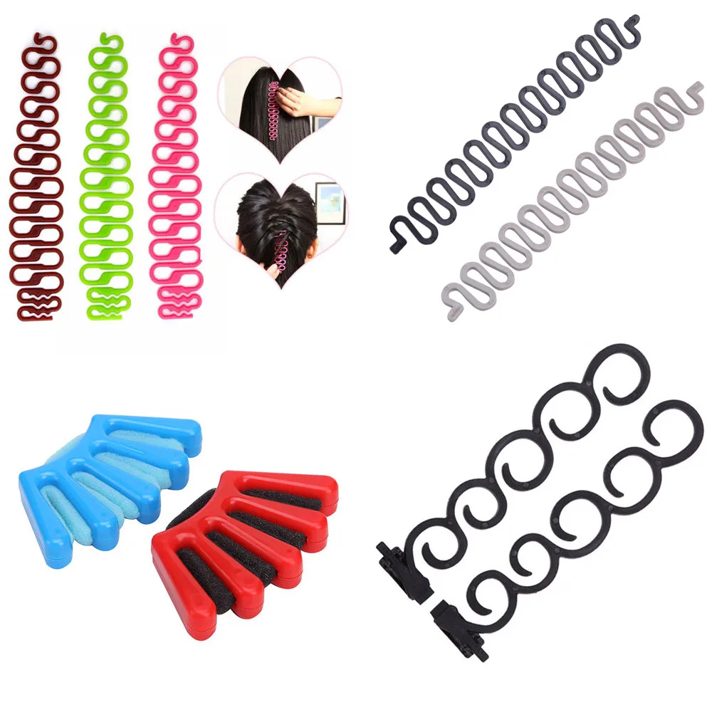 Hot Seller Braiding-Tool Weave Diy-Accessories Hair 6-Styles Lady Wl9Enxpz