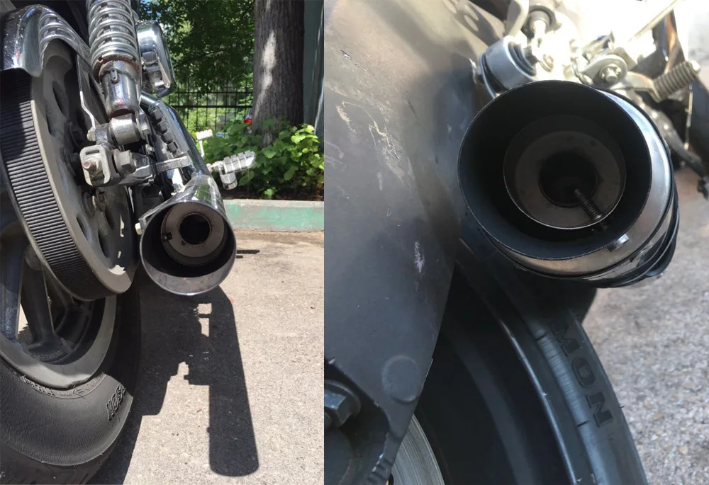 Мотоцикл dirtbike мотокросса глушитель дБ убийца для BMW K1600 GT GTL R1200GS ПРИКЛЮЧЕНИЯ