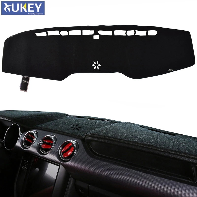 

Xukey LHD For Ford Mustang 2015 2016 2017 2018 Dashboard Cover Dashmat Dash Mat Pad Sun Shade Dash Board Cover