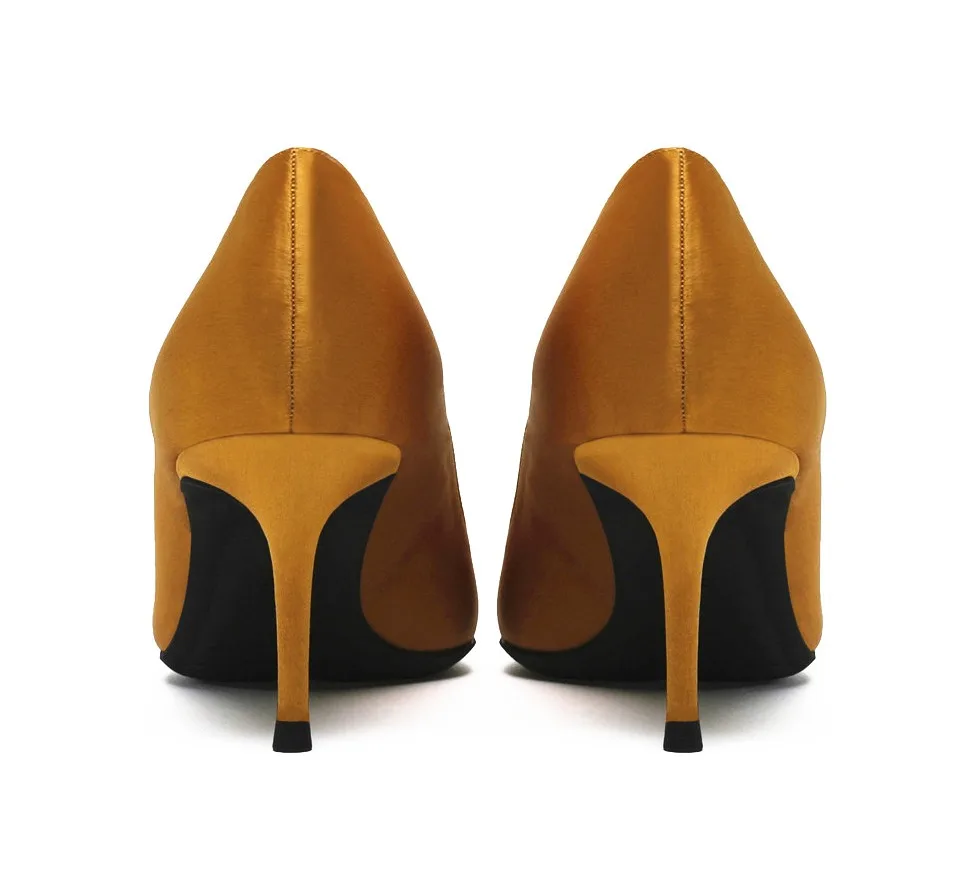 KATELVADI/женские туфли-лодочки женские туфли на шпильке 6,5 см; chaussure femme Talon; черные свадебные туфли на высоком каблуке K-327