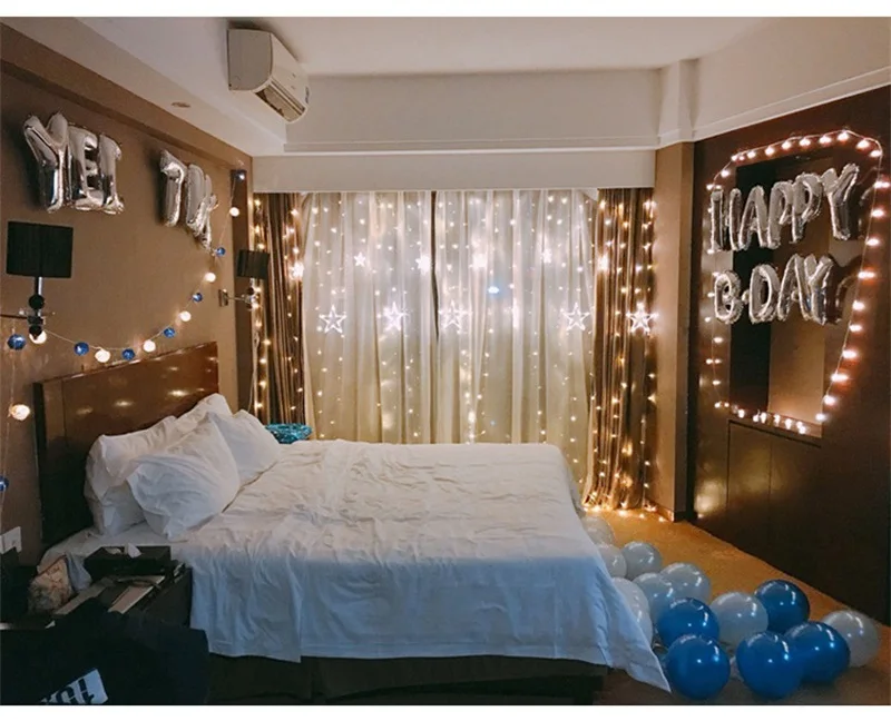 Luzes do Partido do Casamento Casamento do Jardim do Diodo Emissor de Cortina Guirlandas de Natal Seqüência de Luz Luzes de Decoração 3x3 m 300 Led Fada Cordas do Jardim do Diodo Decoração Led 33 3x3m 300 led string luzes de fadas