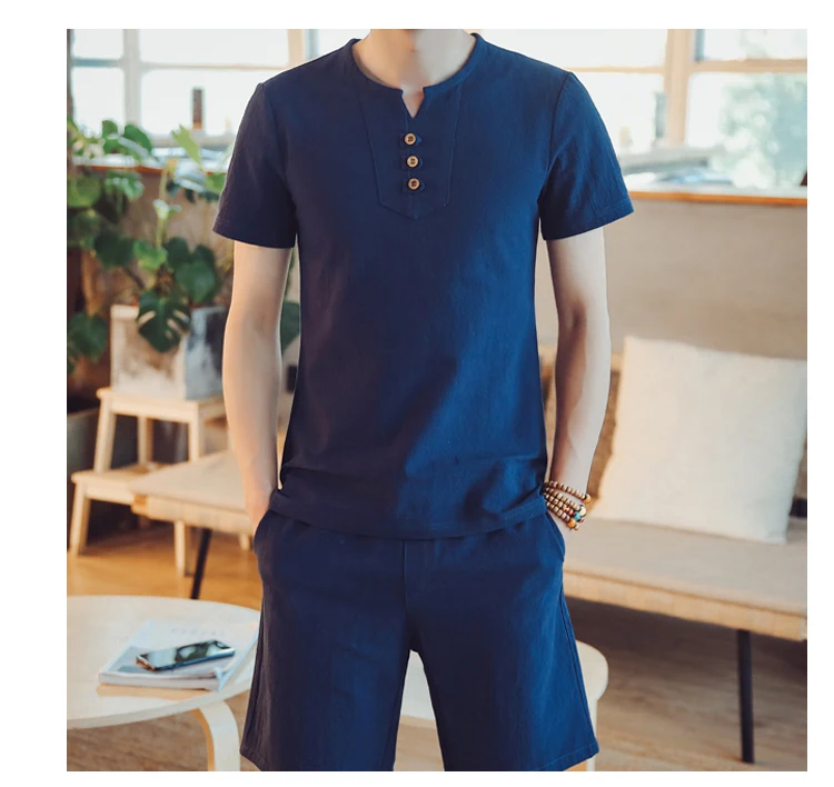 Aismz футболки шорты Летняя брендовая футболка Для мужчин легкие дышащие Повседневное пляжный комплект M-5XL белье футболка костюм мужской