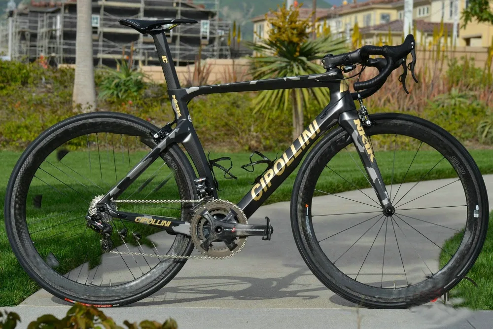Велосипед Cipollini NK1K полный велосипед из углеродного волокна дорожный золотой